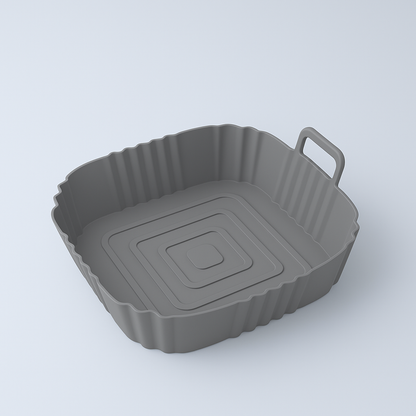 Pack X2 Moldes De Silicona Cuadrado Freidora De Aire Airfryer (20cm)