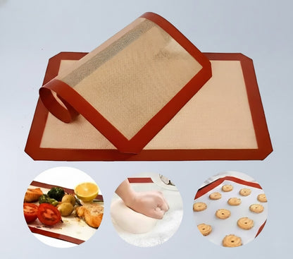 Plancha Tapete Placa Para Hornear Silpa De Silicona Antiadherente 40x30cm