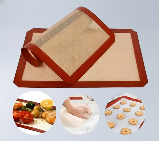 Plancha Tapete Placa Para Hornear Silpa De Silicona Antiadherente 40x30cm